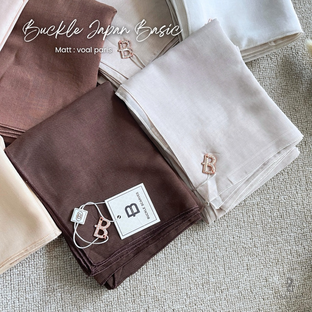 Segiempat Paris Japan Ori Buckle Scarves