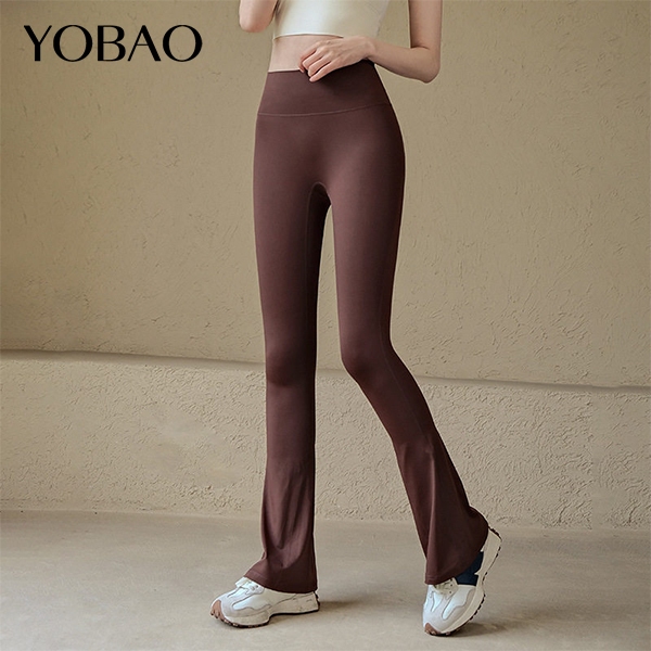 YOBAO  Celana yoga tanpa jahitan dan sangat elastis yang mencegah rasa malu dan tidak memberikan beb