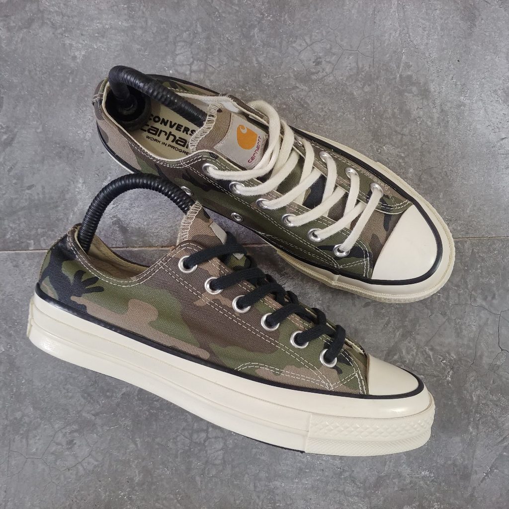 Converse Chuck 70 x Carhartt WIP Low Green Camo 165559C Original ( Size 38 / 39 / 24,5 cm )
