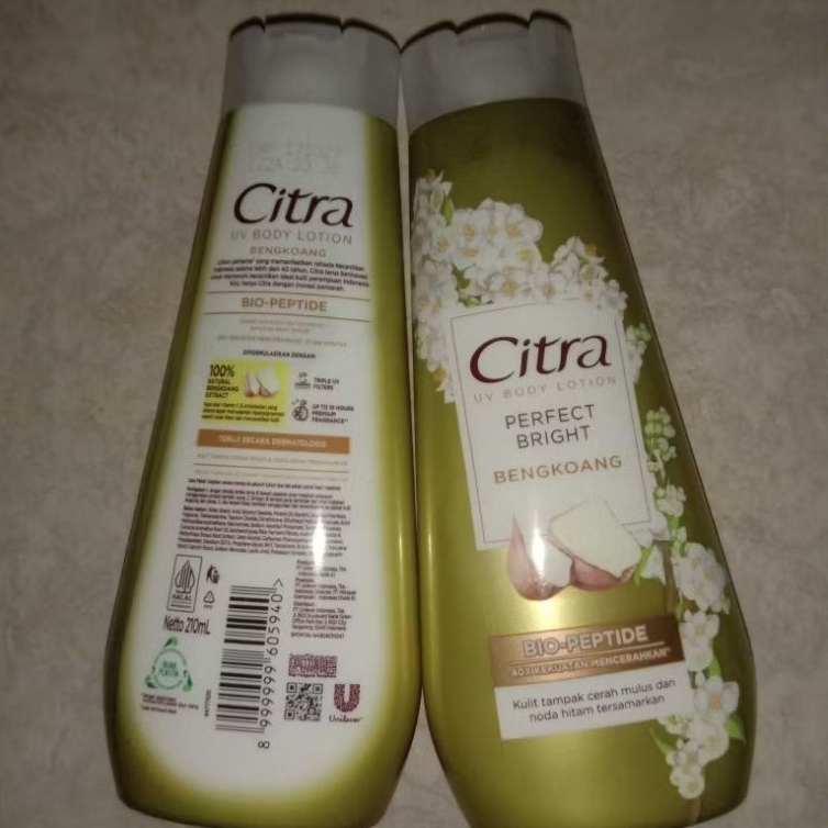 Citra Bengkoang Handbody 210Ml, Citra Pearl Handbody 210Ml