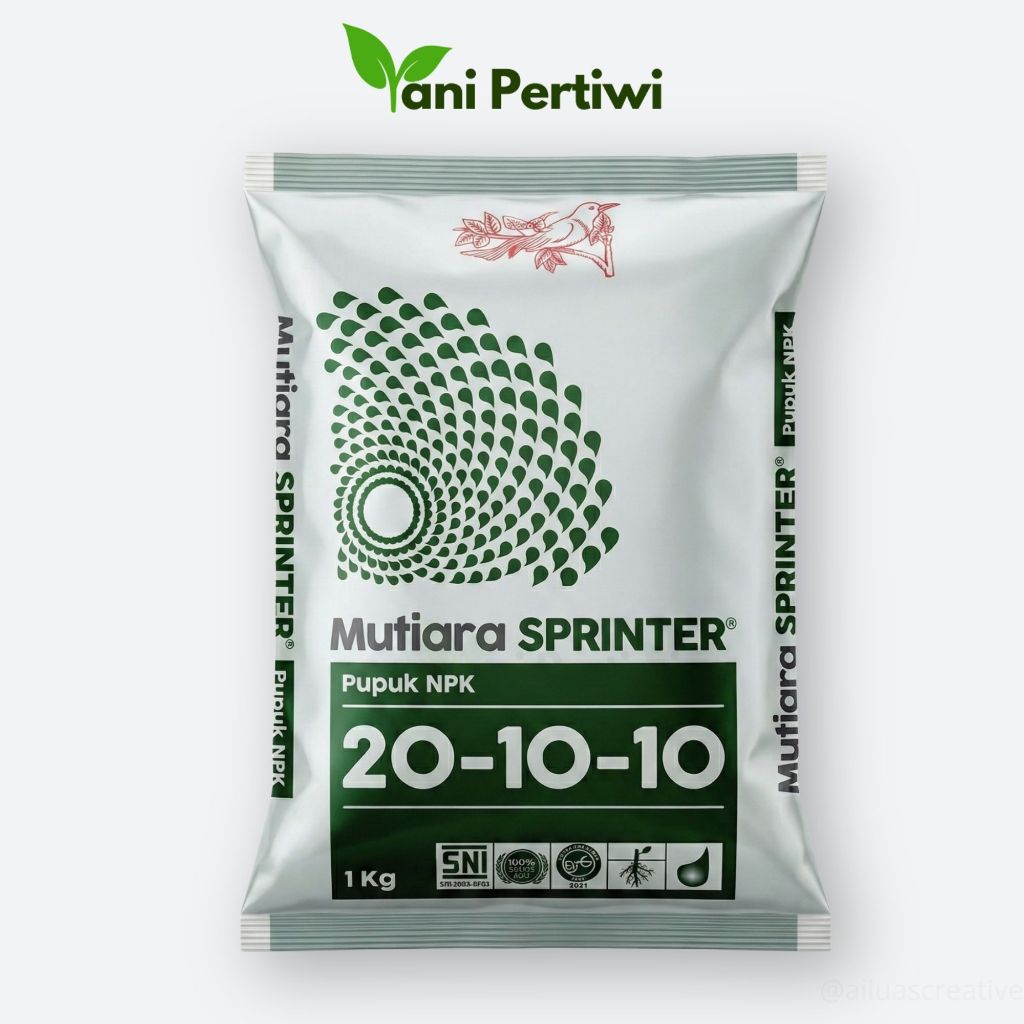 Pupuk NPK 20-10-10 Kemasan 1kg untuk Pertumbuhan Vegetatif Tanaman