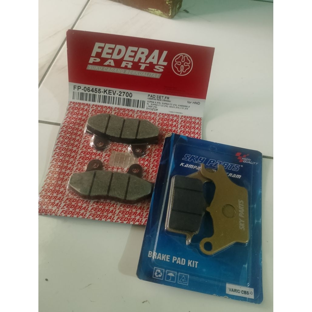 Kampas Rem Federal Supra x 125 bundling kampas rem Vario 125