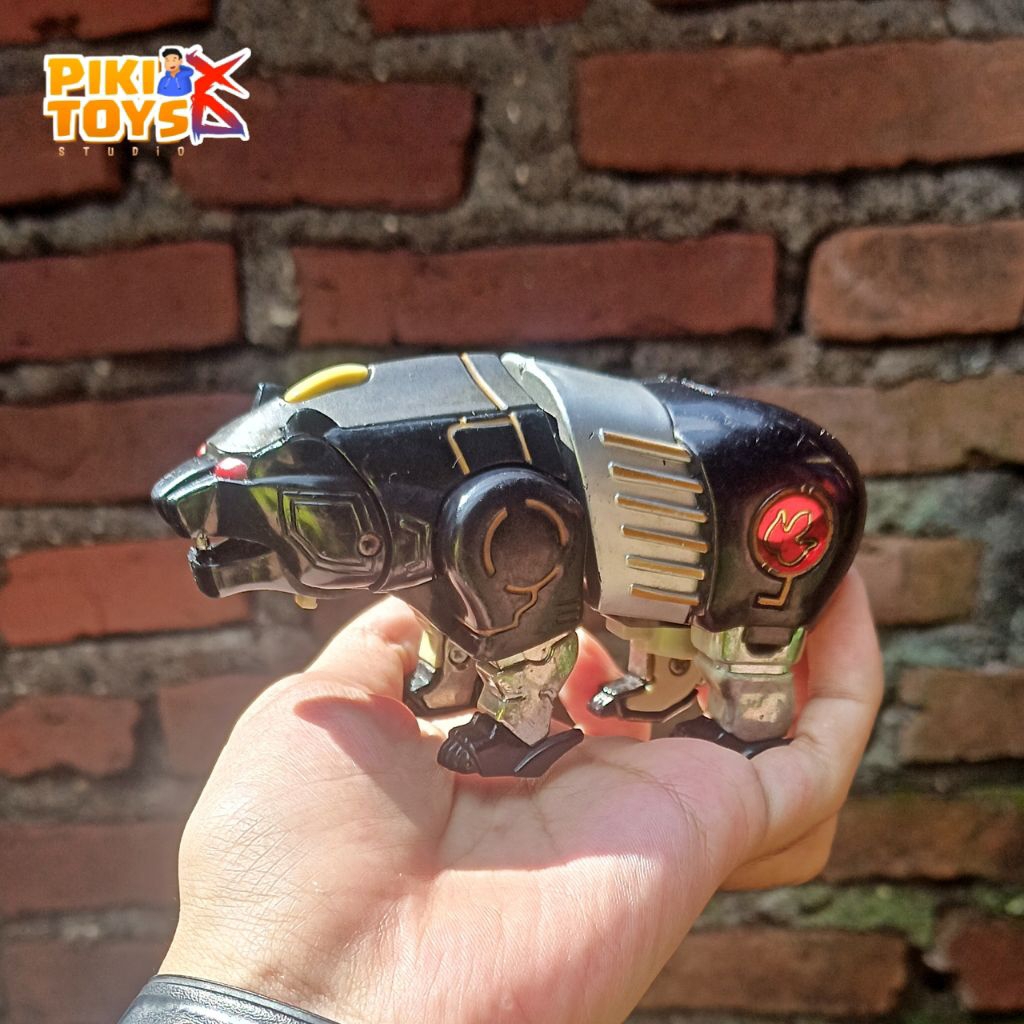Part Zord Gao Bear Gaoranger Beruang Hitam Wild Force