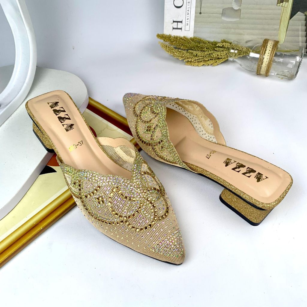 Giarte Heels Women Wanita/Sandal Pesta Wanita Heels 3cm