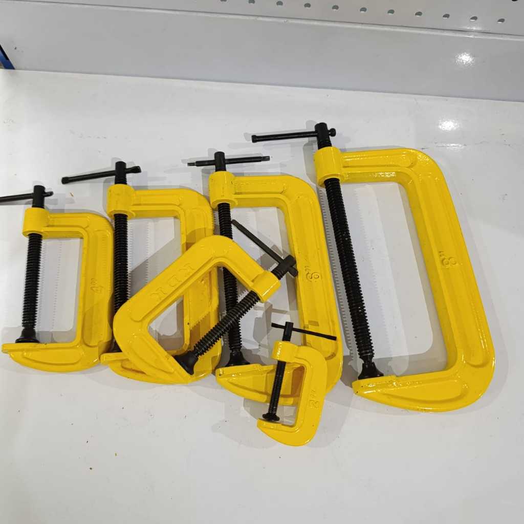 Klem C 3" Inch 4" Inch 5" Inch Klem G Penjepit Catok Kayu Serbaguna Kualitas Premium