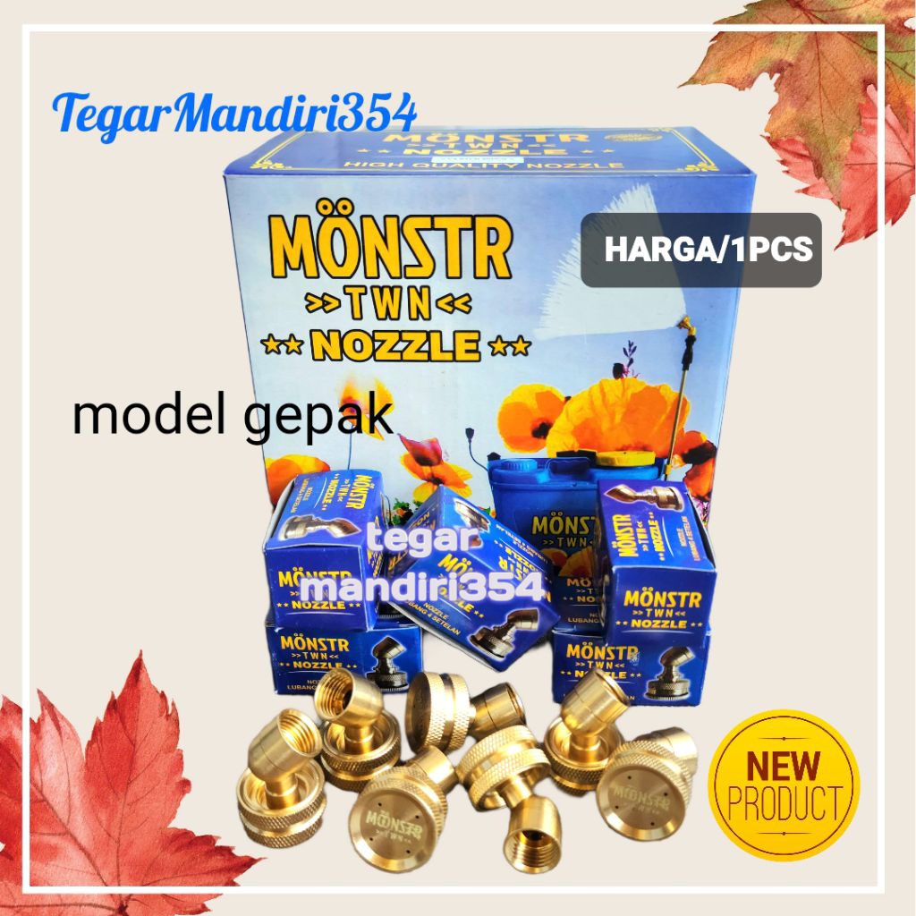 spuyer MONSTR TWN monster twn model Gepak lubang 4 spuyer / nozzle untuk segala tangki monstr twn mn