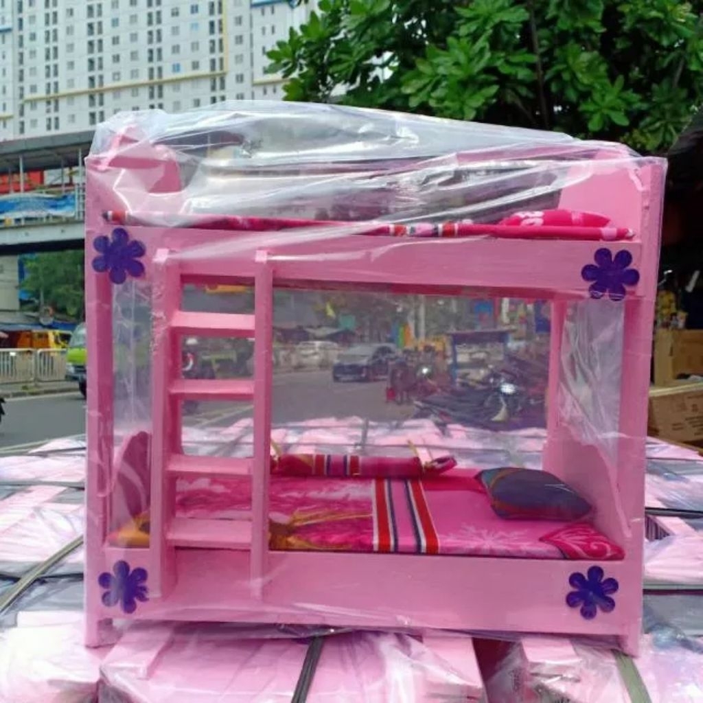 tempat tidur tingkat 2 boneka terlaris