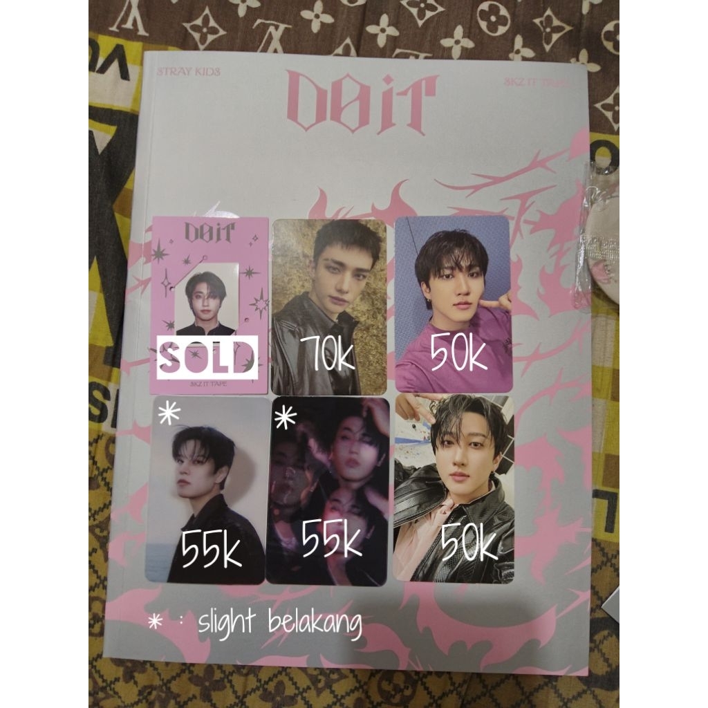 STRAY KIDS OFFICIAL PHOTOCARD ALBUM DO IT ACCORDION VER Changbin Pink Changbin Pob accor Hyunjin Seu