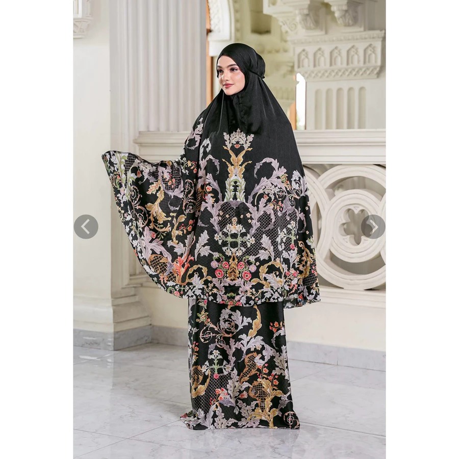 Bungaraya Prayer Robe, Royale Prayer Robe Buttonscarves