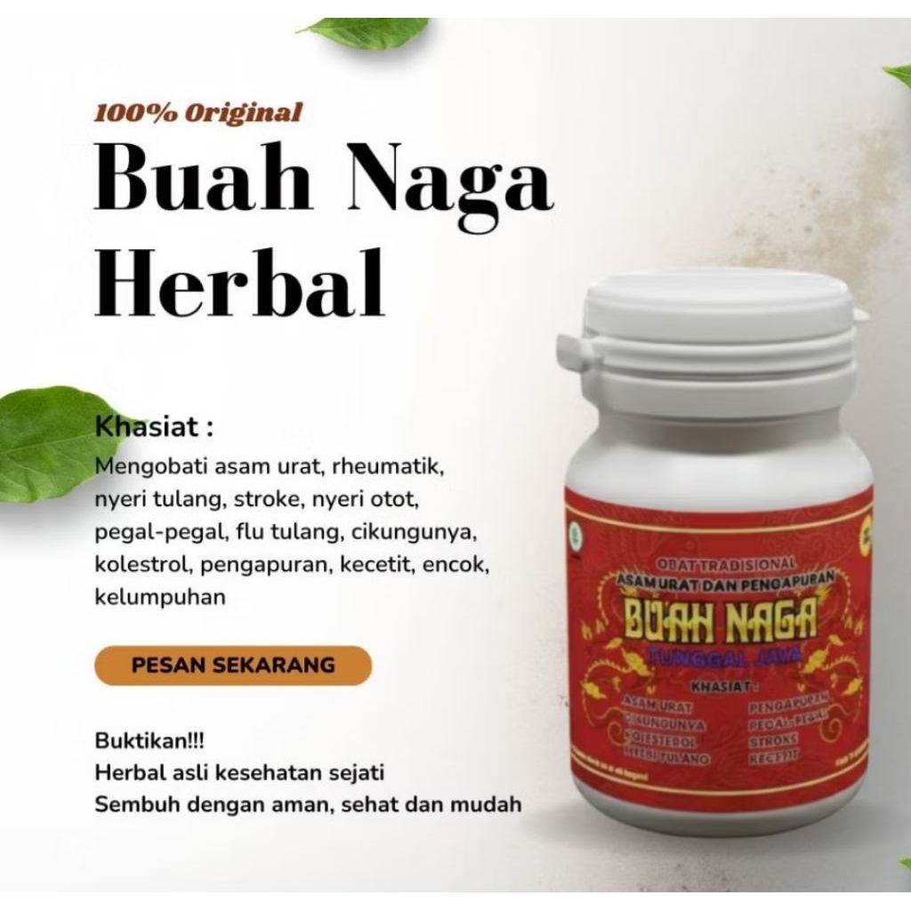 KAPSUL SARI BUAH NAGA PREMIUM BOTOL ORIGINAL