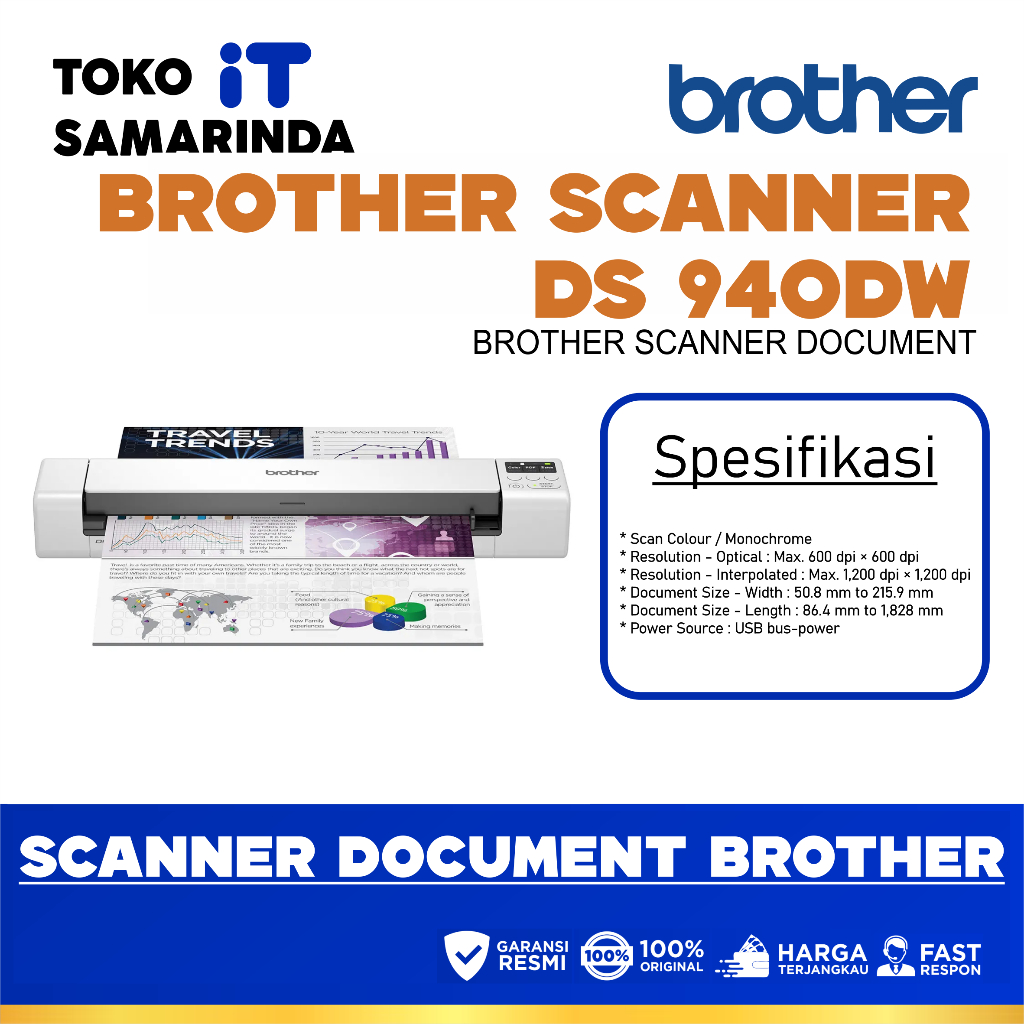 Brother Scanner DS - 940DW