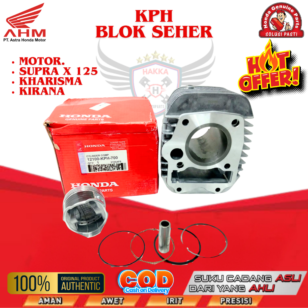 KPH ORI BLOK SEHER HONDA SUPRA X 125 BLOK SEHER HONDA SUPRA X SUPRA 125 BLOK SEHER HONDA KIRANA BLOK