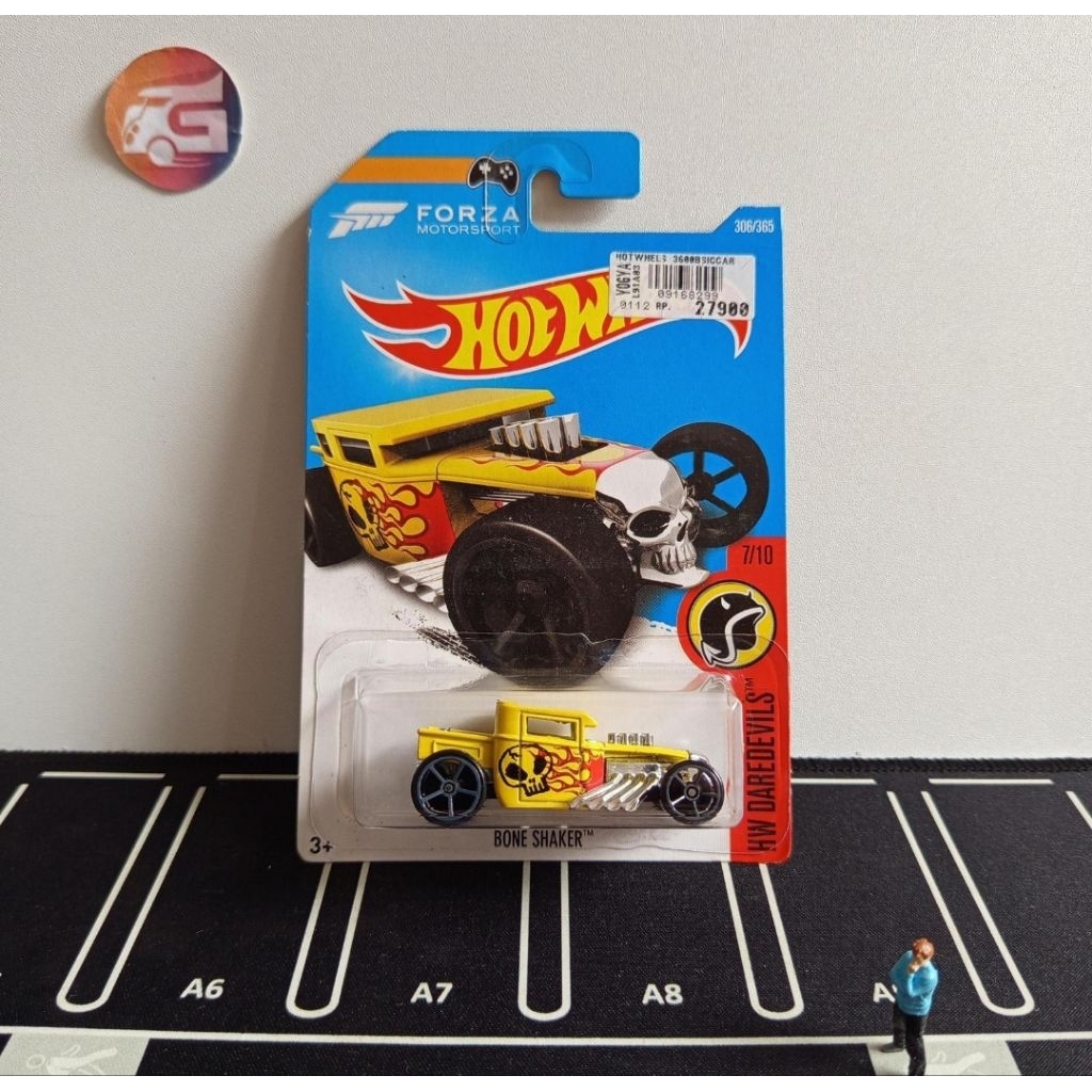 Hot Wheels Bone Shaker Kuning Forza Motorsport Mainline 2016 - Hotwheels