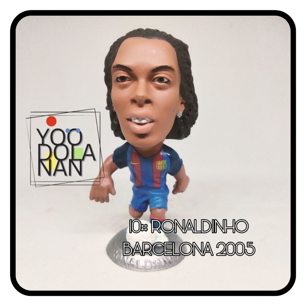10# RONALDINHO - BARCELONA 2005 POCKET SPORTS CORINTHIAN FIGURE PEMAIN BOLA