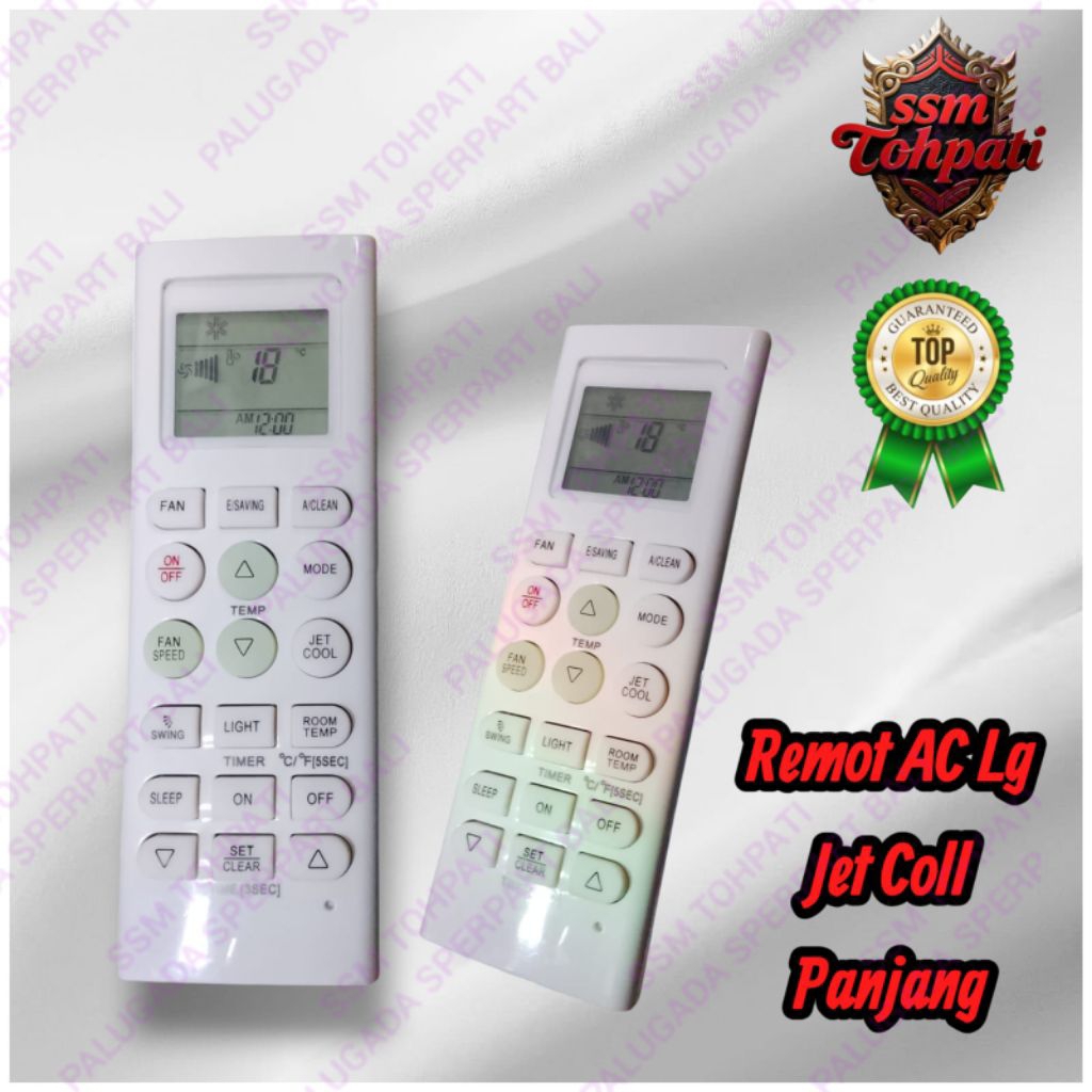 REMOT AC LG JET COOL PANJANG | REMOT AC LG