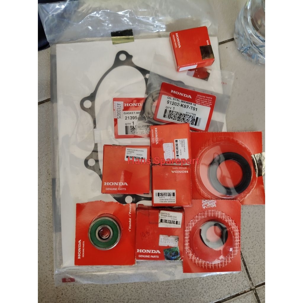 Khaler / Bearing, Paking, Seal Rasio PCX 160, ADV 160, STYLO 160 / Laher Paking Sil Rasio PCX160, AD