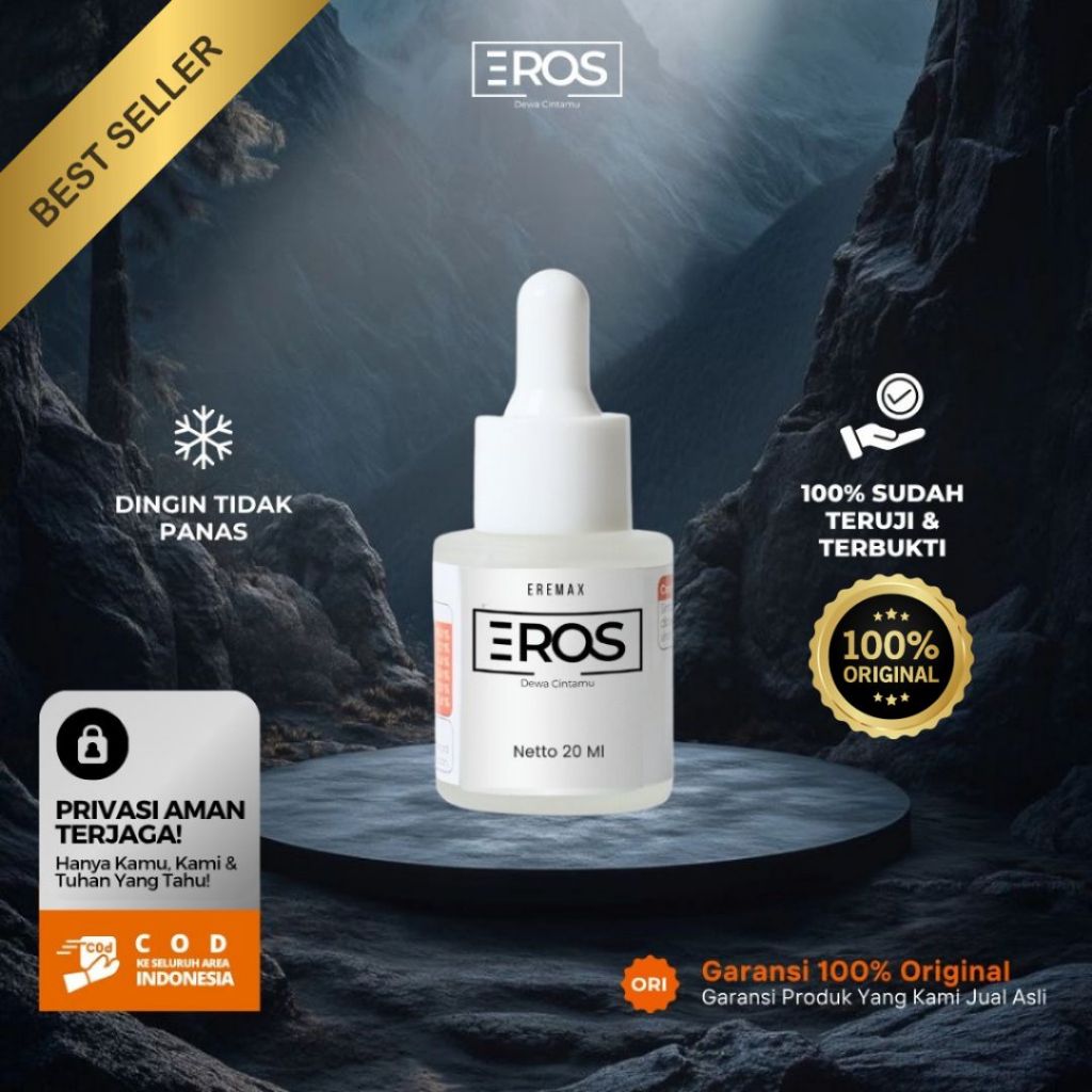 EROS Serum Dewa Serum Perkasa Original dengan harum parfum - Eros Dewa Cintamu