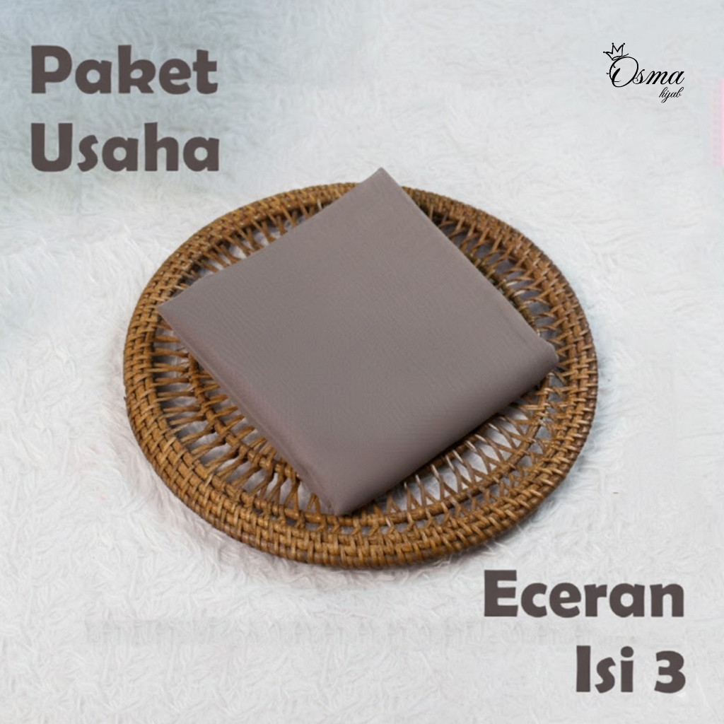 Osmahijab - PAKET GROSIR ISI 3 PCS KERUDUNG PARIS KLASIK PREMIUM