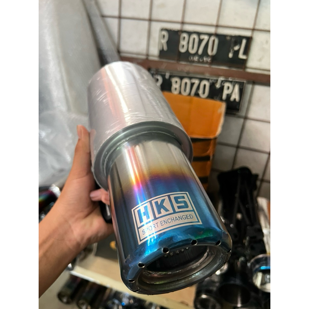 knalpot racing mobil type HKS GRONEL bass adem