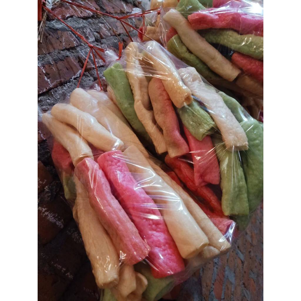 Kerupuk Keripik Jadul Rop Porop Kripik Krupuk Mentah Seperempat Kiloan Siap Goreng