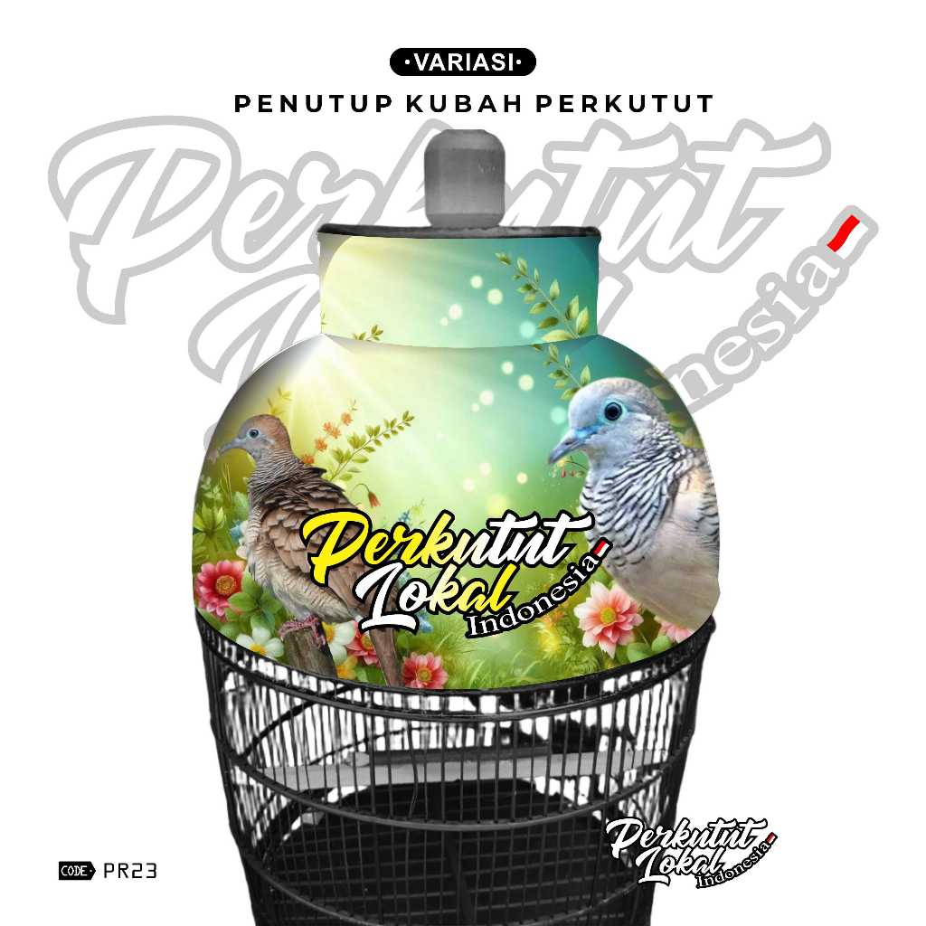 Penutup Kubah Sangkar Perkutut Kain Penutup Atas Perkutut PR23