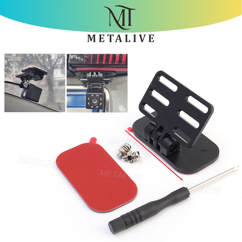 METALIVE Holder Kamera Belakang Dashcam Mobil Lubang Universal Dudukan Kamera Dashcam Mobil 360