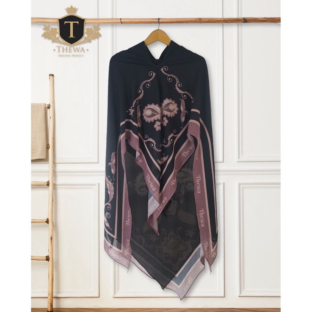 THEWA Hijab Arani payet motif batik ceruty bebydol