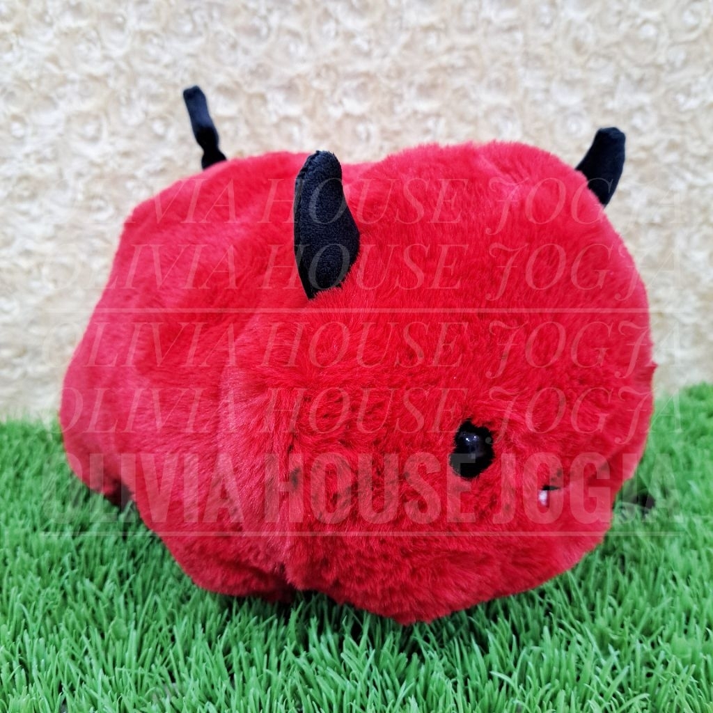 Boneka Lying Devil Merah AURORA Boneka Gembul Red Devil Halloween Boneka Tiduran Devlin Devil