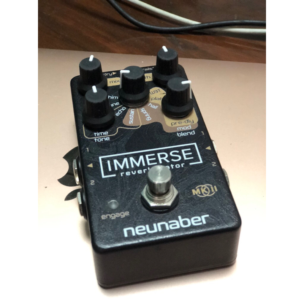 Pedal gitar efek Reverb Neunaber Immerse MK 2 fullset like new , not strymon tc boss MXR