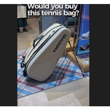 Diadora Tennis Stand Bag [White/Green]