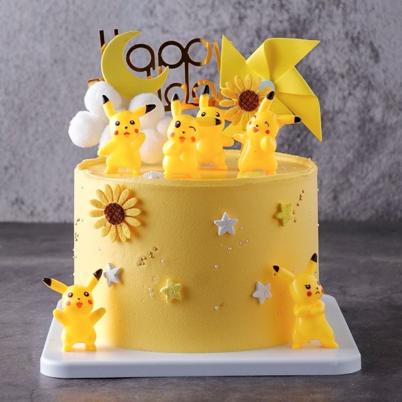 FIGURE ACTION POKEMON PIKACHU || TOPPER CAKE POKEMON PIKACHU