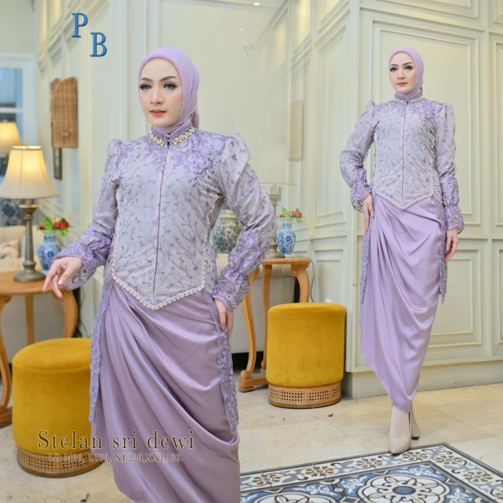 kebaya sri dewi /kebaya.modern/baju wisuda/baju pesta muslim