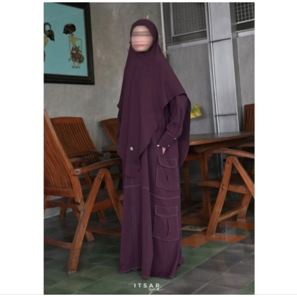 ITSAR SYARI NWT Abargo Deep Purple Size S