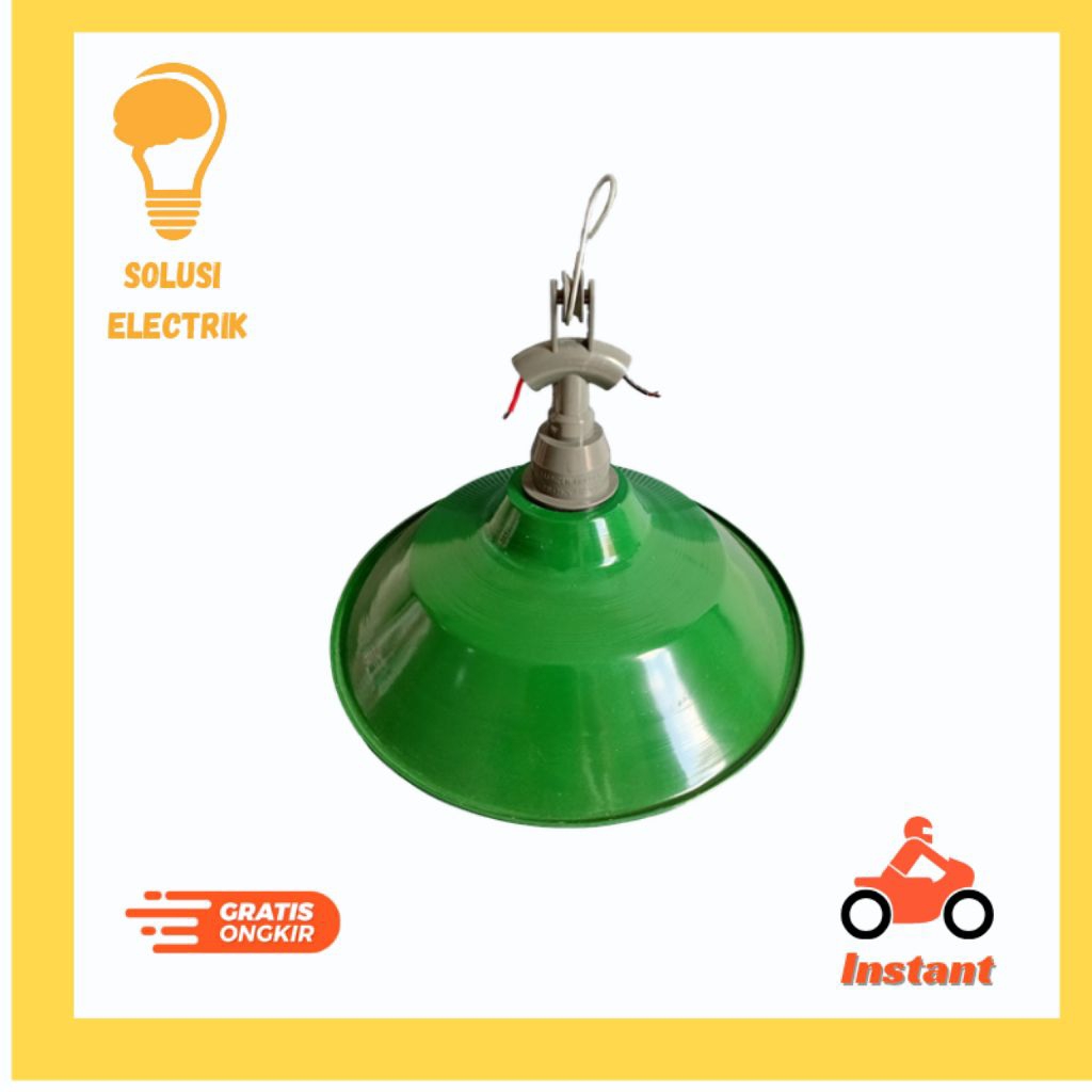 KAP LAMPU OUTDOOR SENG & PLASTIK