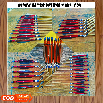 Arrow Bambu Petung Cresting Tradisional #003 // Anak Panah Bambu Archery