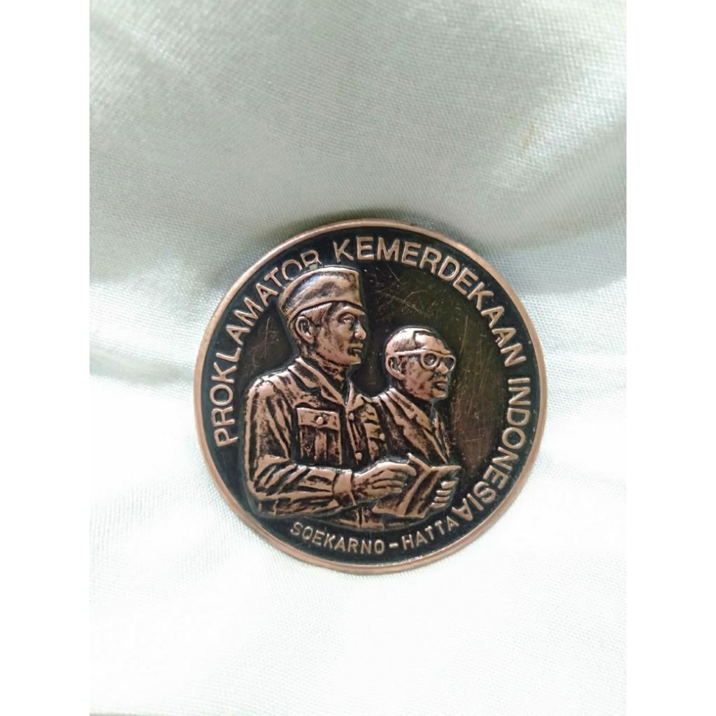 Koin Perunggu Proklamator Kemerdekaan Indonesia Soekarno Hatta