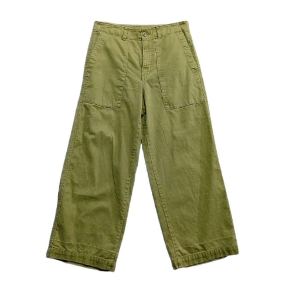 Longpants / Celana Uniqlo Fatigue Wide Leg Pants Men Women Trousers