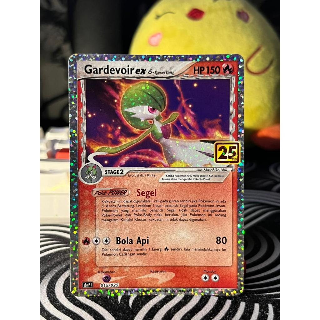 Gardevoir Ex 25th Promo Pokemon Anniversary Celebration | Indonesia