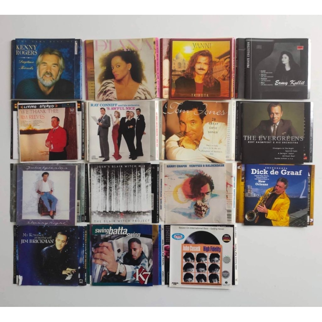 YearEndSale: Borongan 15 CD cover (depan+belakang)