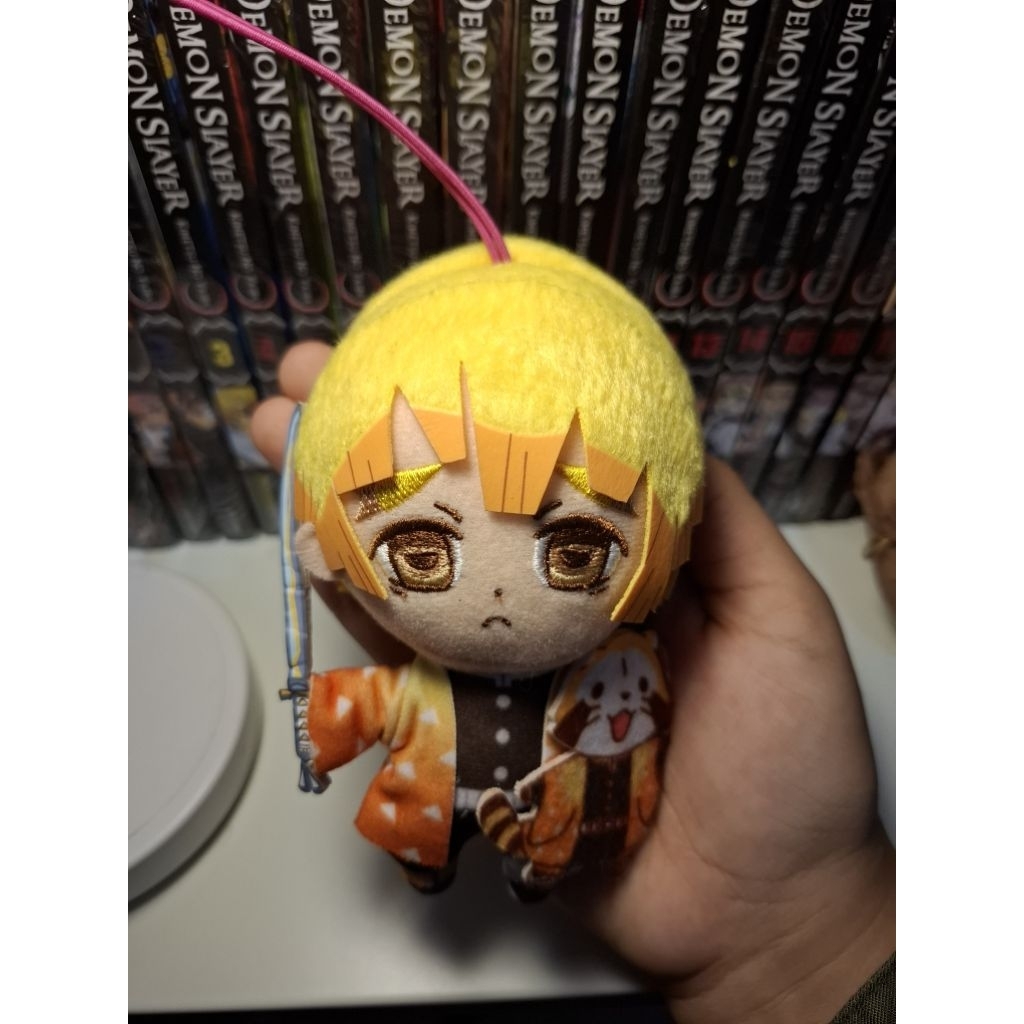 Official merch keychain plush Furyu Rascal Zenitsu Agatsuma Demon Slayer Kimetsu no Yaiba
