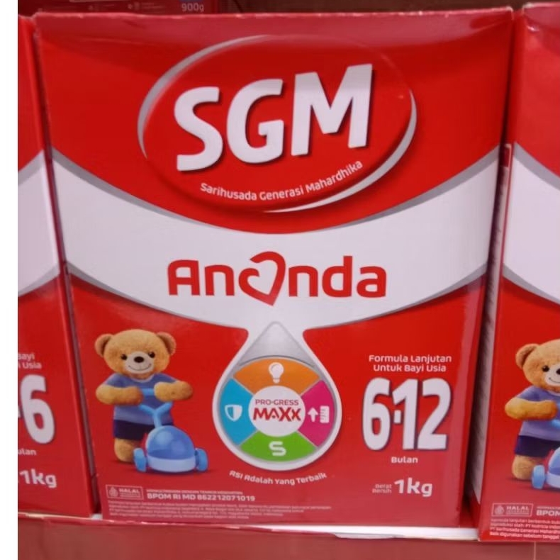 Susu Formula Bayi SGM Ananda 0-6 Bulan dan 6-12 bulan