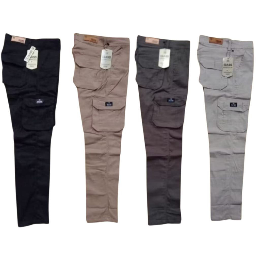 celana panjang cargo kargo casual kantong tempel premium