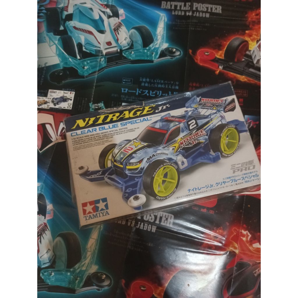 TAMIYA 95398 NITRAGE Jr Clear blue special