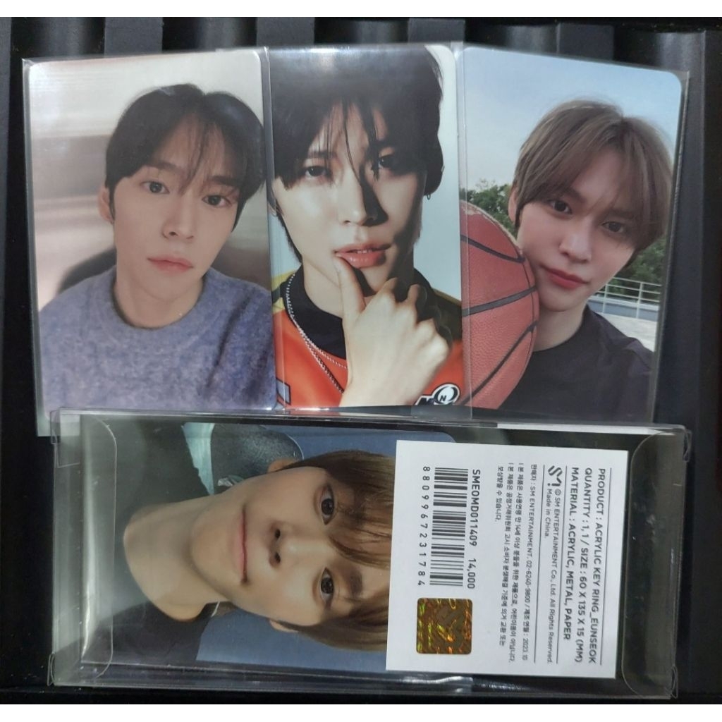 (JNE/JNT ONLY) photocard pc eunseok riize basket bibir keyring set