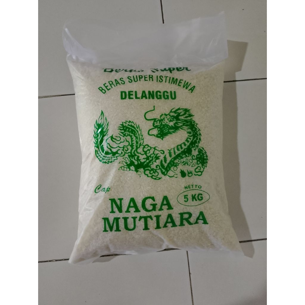 Beras Naga Mutiara Delanggu 5kg, Beras C4 Raja Delanggu 5kg