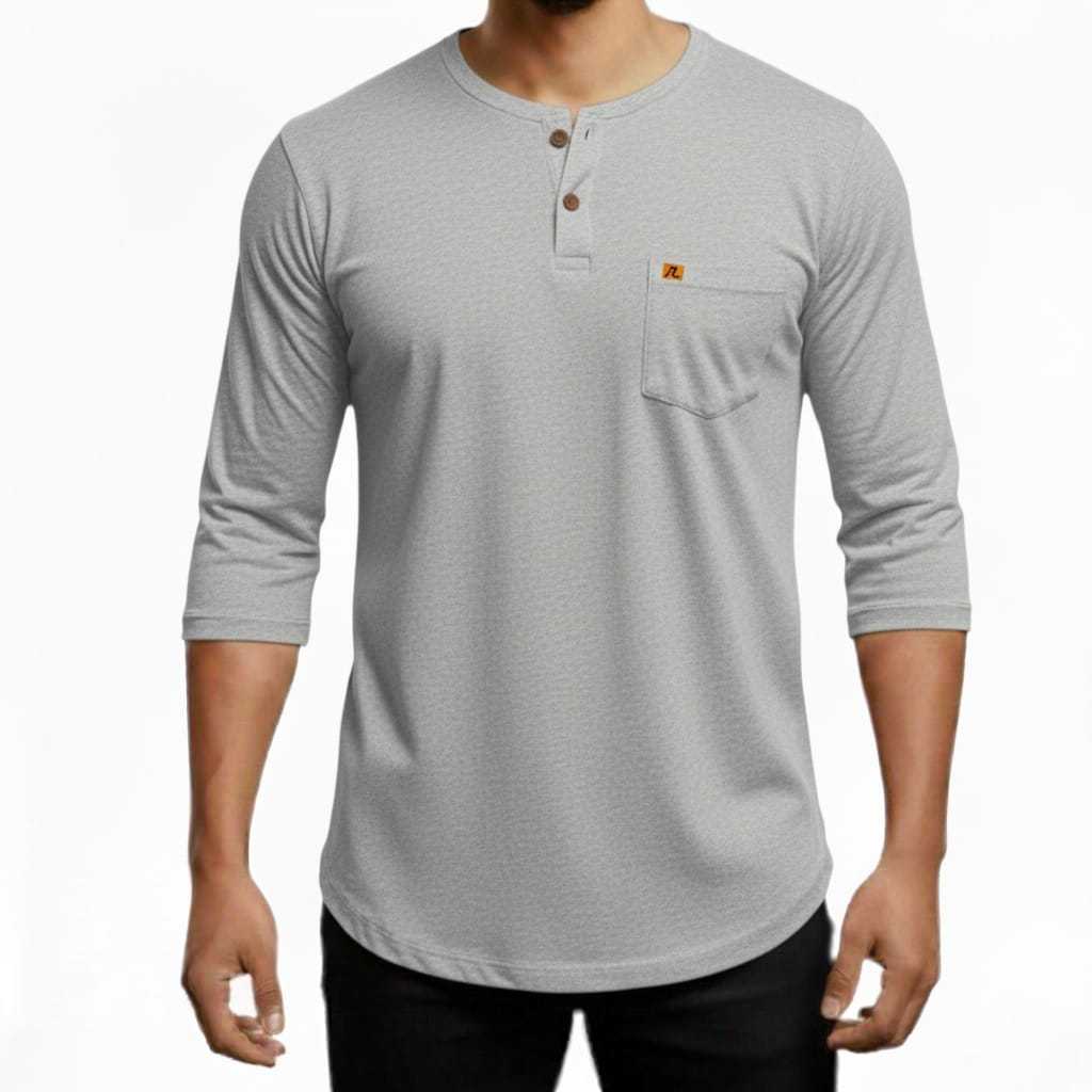 BESTPROMO BESTPROMO AL AIMER Kurta Kaos Basic Combed 24s Kurta Lengan 3/4 Kurta Premium Produksi
