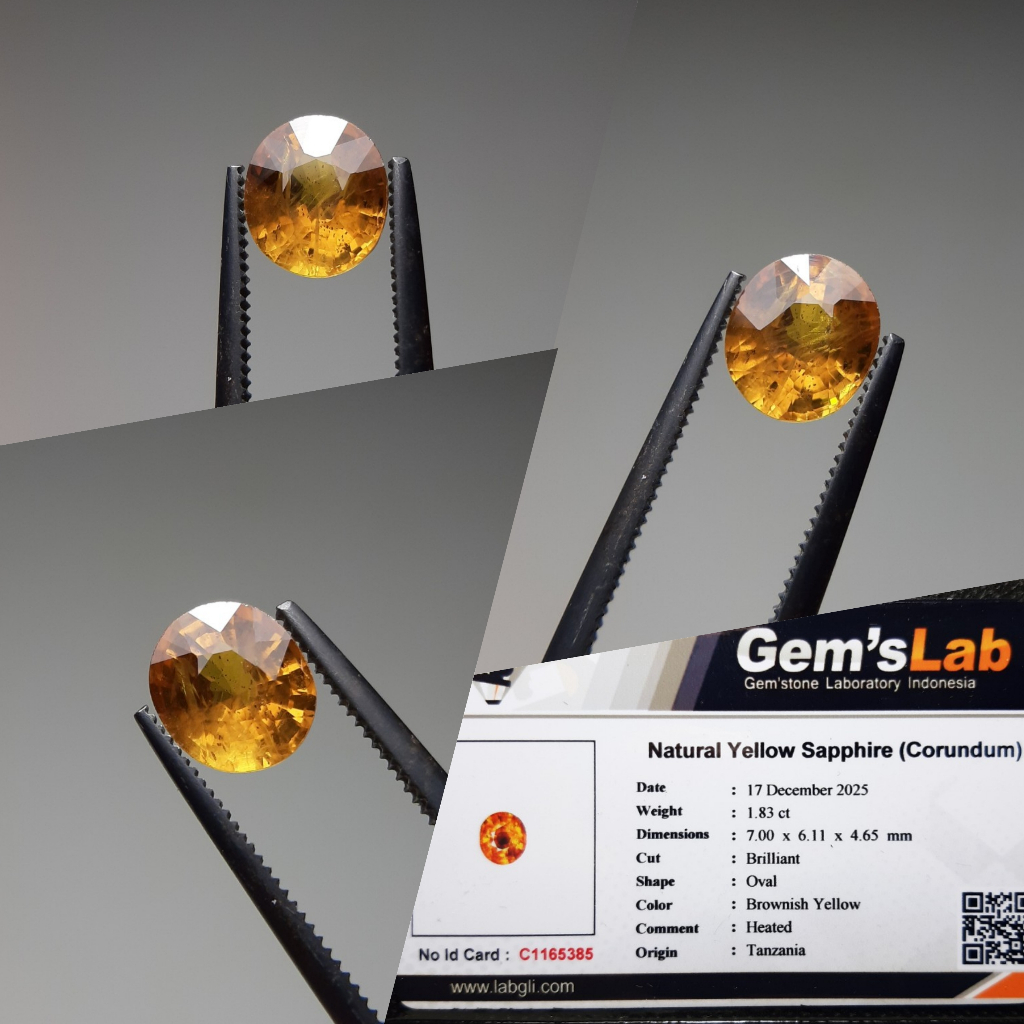 Natural Yellow Sapphire Batu Safir Kuning Batu Yakut Sapphire Safir Tanzania Bukan Ruby Emerald Jamr