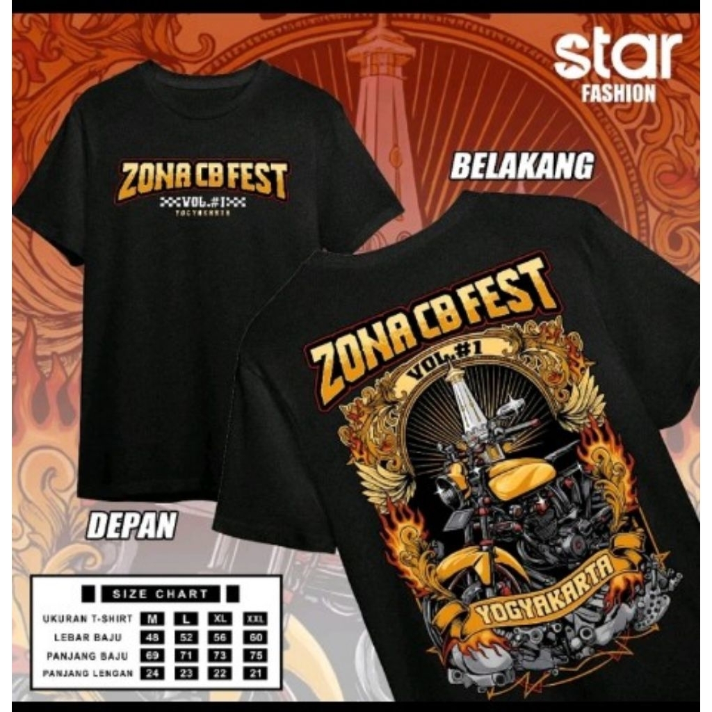kaos T shirt Zona CB fesst