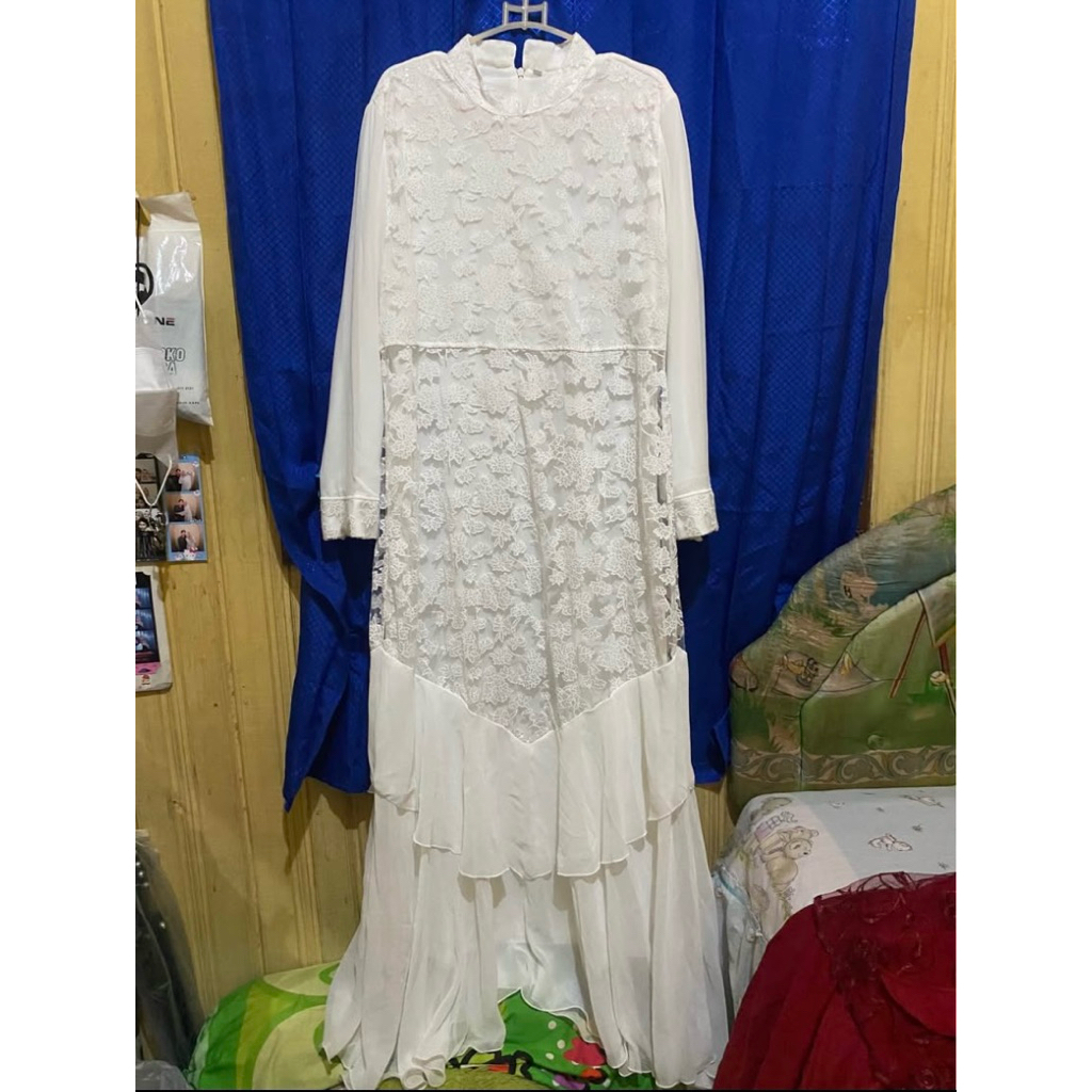 gamis putih preloved