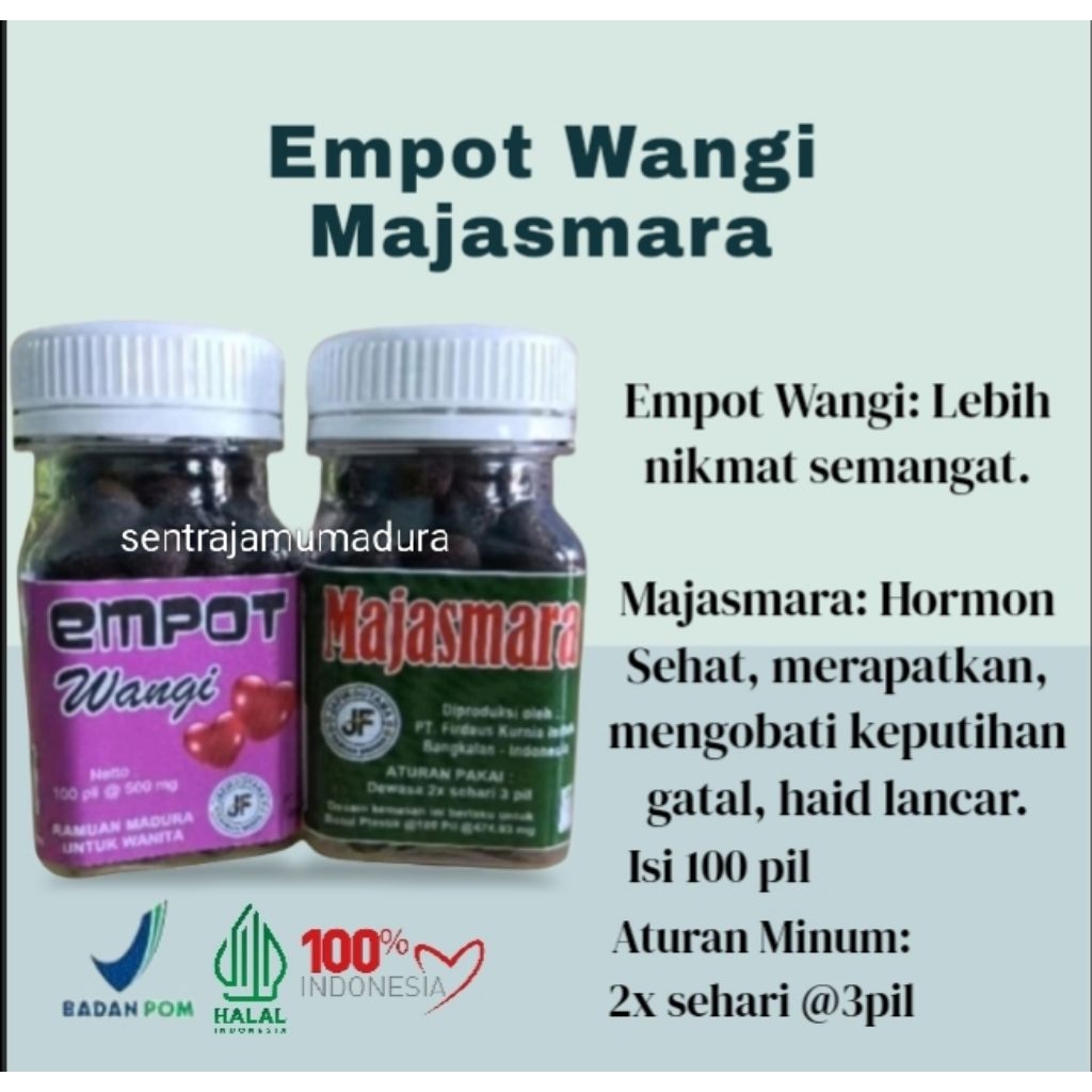 Jamu Madura Empot Wangi Majasmara BPOM Empot Super  Manjakani Firdaus Jafir